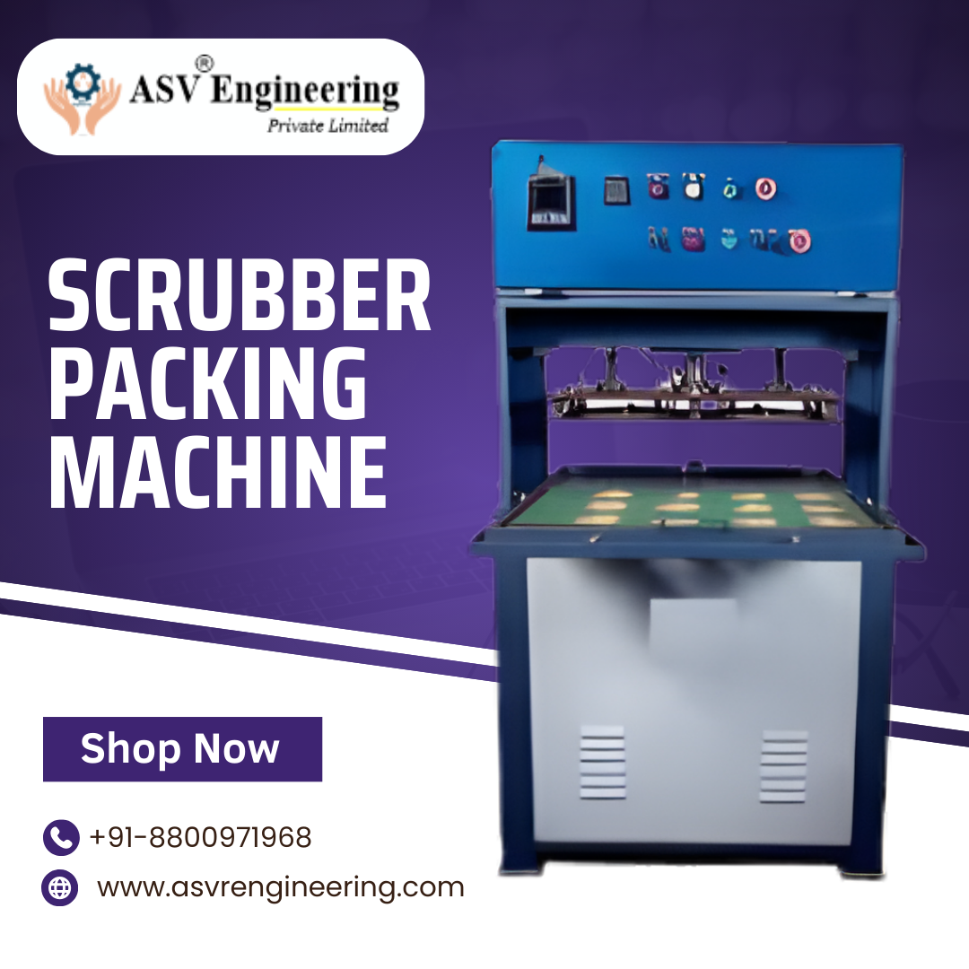 Top Scrubber Packing Machine Distributors in India – Automatic & Commercial Models Available